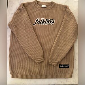 Official Taylor Swift Folklore Sweater